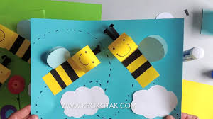 This paper plate bee looks so cheery and fun, doesn't it? Bee Craft For Kids Youtube