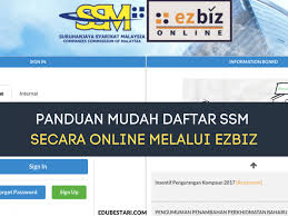 Your ssm is already terminated because has exceeded 1 year after 08.05.2017, so cannot you can register your business over the ssm counter. Panduan Mudah Daftar Ssm Secara Online Melalui Ezbiz Ssm Edu Bestari