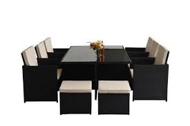 Outsunny 11pc Rattan Outdoor Garden Furniture Aluminium Patio Set Cube Sofa Weave Wicke Rattan Garden Furniture Outdoor Garden Furniture Outdoor Furniture Sale