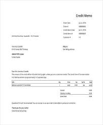 Credit Memo - 14+ Examples, Format, Pdf | Examples