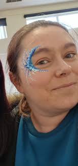 Feather Face Painting