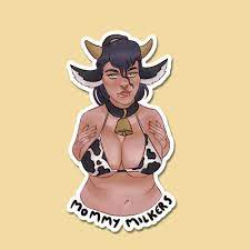 Mommy Milkers Cow Sticker Body Positivity Plus Size Girl - Etsy