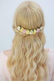 Offene Haare Zuruckgesteckt Mit Haarkamm Brautfrisur Coole Frisuren Brautfrisuren Offene Haare