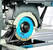 Automatic 45-Degree Tile Cutting Machine with Wet Saw and Laser Position