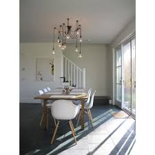 Edison Spider Chandelier Pendant Lights Black Dining Lighting Dining Room Design Elegant Dining Room