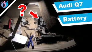 I'm used to audi putting things in weird places, but. How To Replace A Car Battery On Audi Q7 2007 Youtube