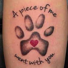 Maybe you would like to learn more about one of these? Tatuajes Pawprint Tattoo Dog Memorial Tattoos Dog Tattoos