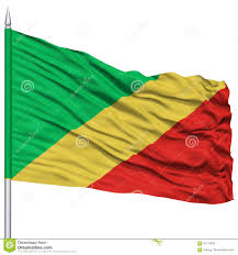 Capitales en afrique avec une carte du continent pour les emplacements. Drapeau Du Congo Sur Le Mat De Drapeau Brazzaville Illustration Stock Illustration Du Congo Brazzaville 91175679