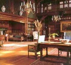 Classic Style Library Arts And Crafts Interiors British Decor Arts And Crafts House