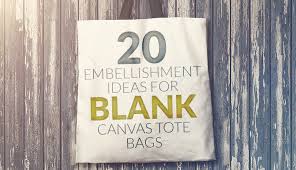 Follow us for more creative and abstract diys !#fevicryl. 20 Embellishment Ideas For Blank Canvas Tote Bags