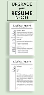 Professional Resume Template Elizabeth Moore Resume Template Professional Modern Resume Template Job Resume