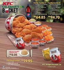 Explore exciting kentucky fried chicken bucket meals and enjoy some finger lickin' good fried chicken delivered right to your doorstep! Image Result For Kfc Promotion Chicken Menu Kentucky Fried Chicken Menu Chicken Bucket