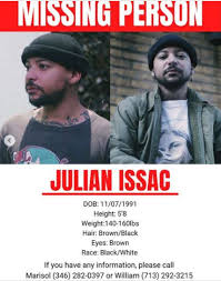Issac is a tattoo artist at red eye gallery tattoo studio near downtown houston. Houston Tattoo Artist Julian Issac Missing After Taking Uber To See Girlfriend In Sagemont Area Brother Says Abc13 Houston