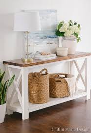 The rustic mission style gets a distinctive showcase in this charming and useful coffee table. Stylish Wicker Storage Baskets Decorating Ideas Shop The Look Coastal Decor Ideas Interior Design Diy Shopping