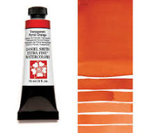 Transparent Pyrrol Orange Watercolor - DANIEL SMITH Artists ...