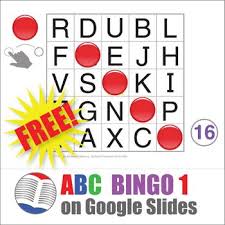 Digital Abc Bingo 1 Free Bring Your Class Into The 21st Century With These 30 Bingo Boards On Google Slides Abc Bingo Abc Bingo