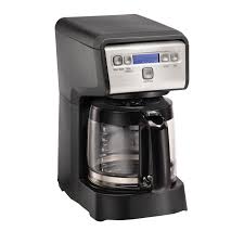Hamilton beach 12 cup black coffee maker. Hamilton Beach 12 Cup Compact Programmable Coffee Maker Overstock 31764709