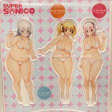 Super Sonico & Super Pochako & Super Taruko acrylic Stand Figure  NEW F/S | eBay