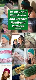 It is basically a narrow strip connected at both ends to form a ring to fit the baby's head. 32 Easy And Stylish Knit And Crochet Headband Patterns Diy Crafts