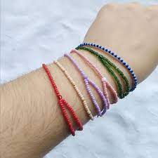 Beaded Bracelet Bts V Kim Taehyung Inspired Dynamite Be Taetae Vante Korean Retro Fashion Y2k Aesthetic Friends Bracelets Beaded Bracelets Friend Bracelets Beaded Necklace Diy
