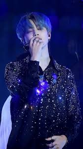 Jimin Blue Hair Bts Lyt At The Mercedes Benz Arena Berlin Day 1 181016 Jimin Hair Jimin Blue Aesthetic Dark