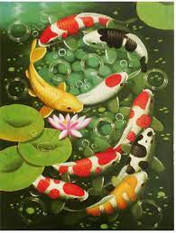 Kami dari cv.satibi group menjual styrofoam lukis murah Lukisan Ikan Koi