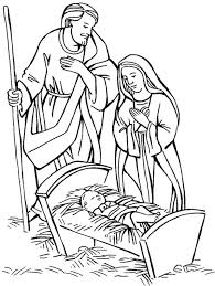 Nativity Jesus Born Scene Coloring Page Color Luna Jesus Coloring Pages Nativity Coloring Pages Nativity Coloring