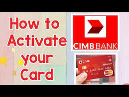Takes less than 10mins to apply online with myinfo. How To Activate Your Cimb Visa Paywave Card Cimb Bank Myra Mica Youtube