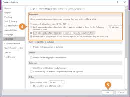 To unlock a section, select the locked section and enter your password. Password Protection Customguide