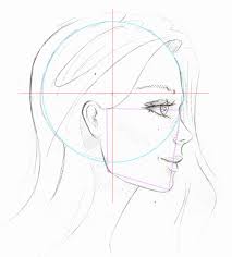 This profile view is of a beautiful female's face and i guide you through the drawing process by using simple geometric shapes, alphabet letters, and numbers. Female Face Side View Drawing Reference And Sketches For Artists