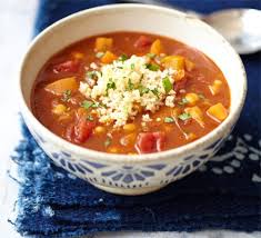 Chickpeas are another common ingredient in moroccan cuisine and a chickpea stew sounded like the perfect way to satisfy the cravings. Moroccan Tomato Chickpea Soup With Couscous Recipe Bbc Good Food