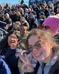 Thank you to Eileen Guinane and the athletes from @specialolympicschicago  for coming out to Flames Field! 🔥🥎#ChicagosCollegeTeam #FireUpFlames