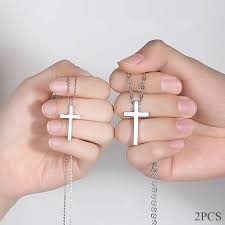 Check spelling or type a new query. His And Hers Matching Cross Necklaces Jewelryeva