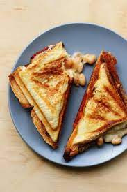 Baked Bean Jaffles I Ate That The Sugar Hit Recipe Sandwich Maker Recipes Sandwich Maker Delicious Sandwiches
