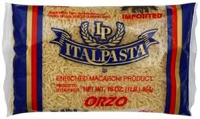 italpasta orzo 16 oz nutrition