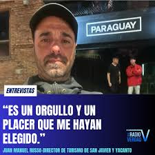 📌Juan Manuel Russo, es el flamante director de Turismo de San Javier y  Yacanto que asumirá formalmente el cargo el próximo 15 de enero tras la  salida de Leonardo Rodríguez que cumplirá