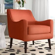 For example, an accent chair that has geometric shapes or animal print may work well. Accent Chairs Joss Main
