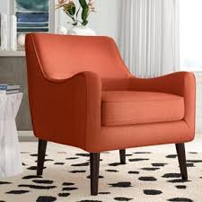 Accent Chairs Joss Main This chic auckland accent chair is a mod decor icon, effortlessly blending comfort and a rich couture aesthetic.