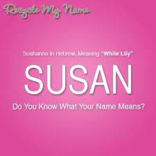 Meaning Of The Name Susan