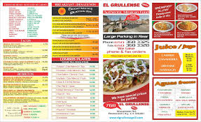 50+ wines by the glass. Taqueria El Grullense Menu In Redwood City California Usa