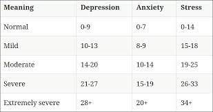 If you are experiencing significant emotional difficulties you should contact your gp for a referral to a qualified. Valant Dass 21 Depression Anxiety Stress Scale 21