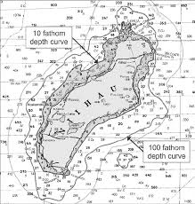 A Portion Of Noaas 1 247 282 Scale Nautical Chart Number