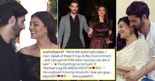 Sushmita sen told rajeev masand that she is currently brainstorming with netflix and amazon over possible projects. Sushmita Sen Confirms Relationship With 27 Year Old Rohman Shawl Says Not Getting Married Yet