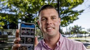 Gold Coast app developer Dave Holt, of We-Date, pitches platform as  'antidote' to Uber Eats