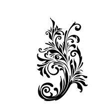 Black and white engraved ink art. Free Vector Flower Freevectors