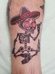 Feeling pain in the tattooing procedure is quite normal, but you can get tattoos with ease because the best cream for tattoo numbing works great to numb the skin. Drunk Skeleton By Mitch At Luckydraw Kennesaw Ga Tattoos