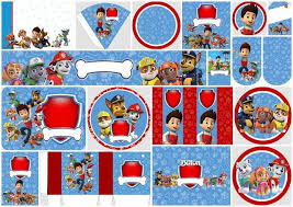 * free party printables : Paw Patrol In Red And Blue Free Printable Party Kit Paw Patrol Birthday Theme Paw Patrol Invitations Paw Patrol Party Invitations