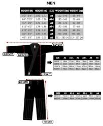 Atama Gi Size Chart Atama Size Chart Bjj Informer