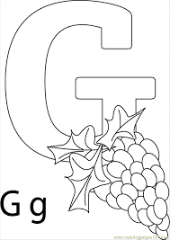 G Grapes Coloring Page Free Printable Coloring Pages Coloring Pages Food Coloring Pages Abc Coloring Pages