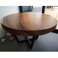 Soul & tables offer a modest selection of coffee tables that feature minimalistic designs. Round Solid Wood Slab Coffee Table Furniture Home Living Furniture Tables Sets On Carousell